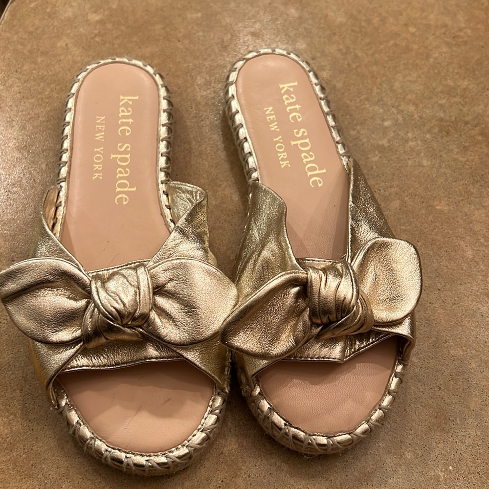 Gold sandals